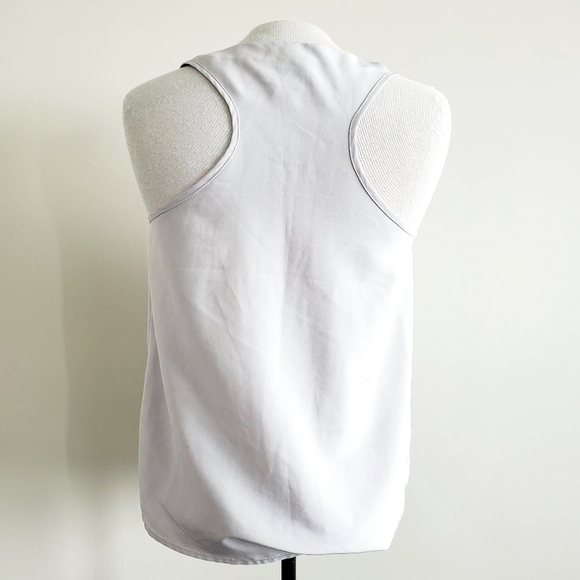 ANTHRO | Central Park West  grey ruffle blouse - Picture 4 of 7